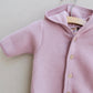 Engel - Uld fleece dragt - Rosewood Mélange