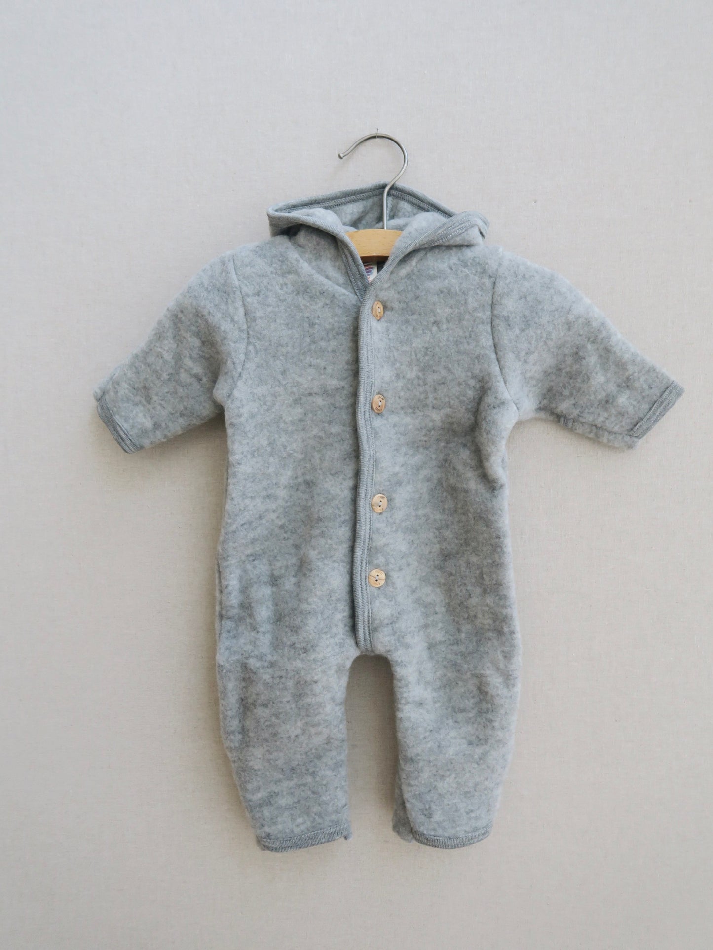 Engel - Wool/fleece Overall - Grey Melange