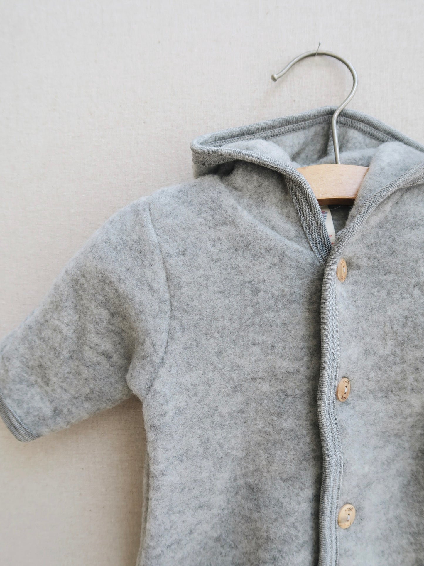 Engel - Wool/fleece Overall - Grey Melange