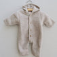 Engel - Uld fleece dragt - Sand Mélange
