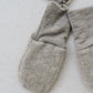 Engel - Uld fleece vanter - Walnut Mélange