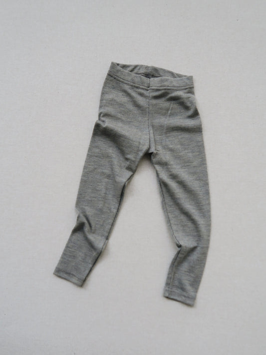 Engel - Wool/silk childrens leggings - Walnut