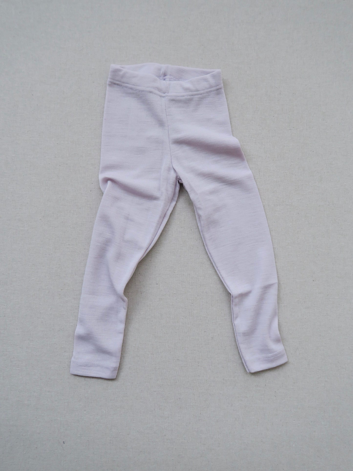 Engel - Wool/silk childrens leggings - Magnolia