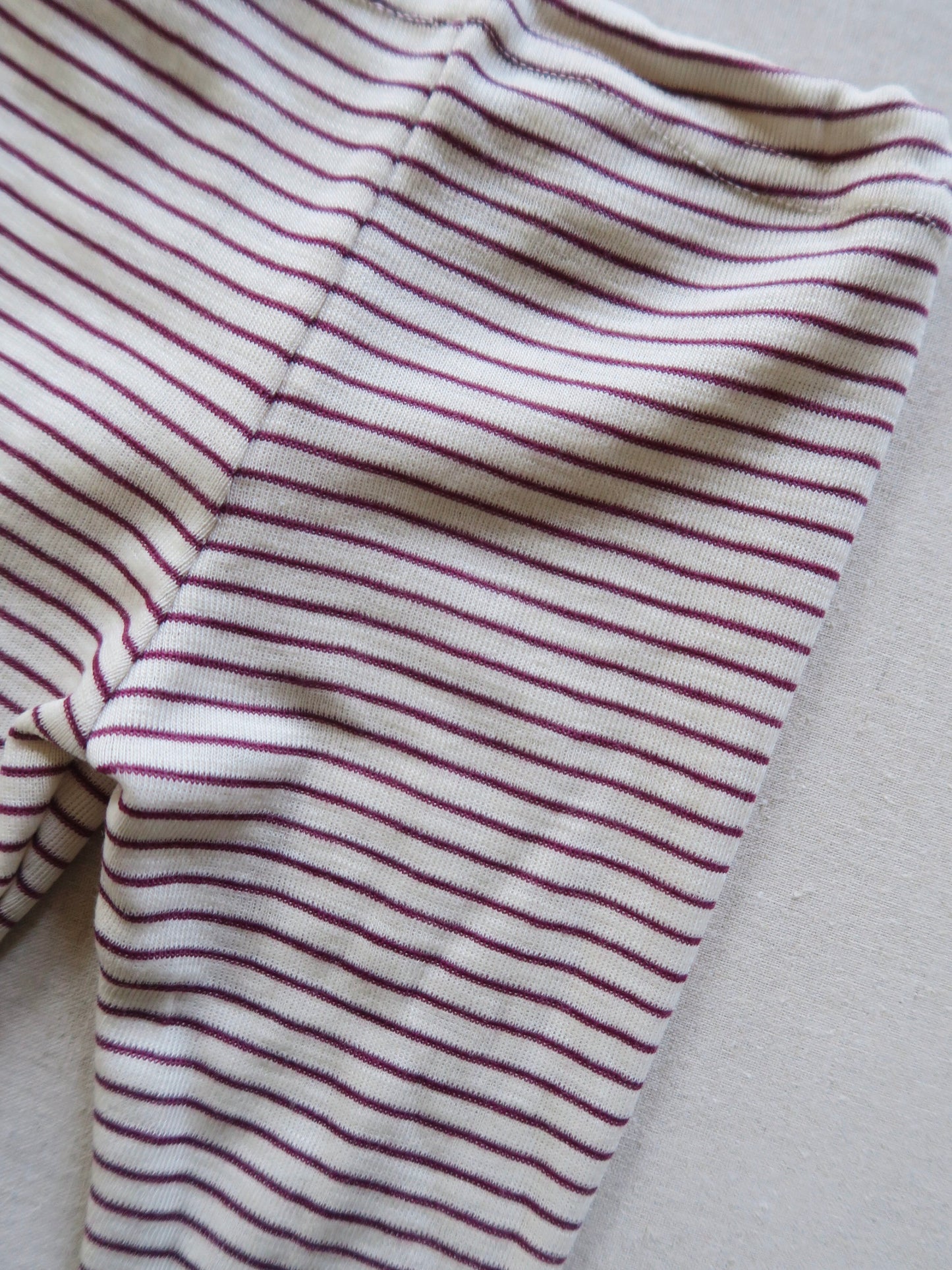 Engel - Wool/silk leggings - Natural/Orchid