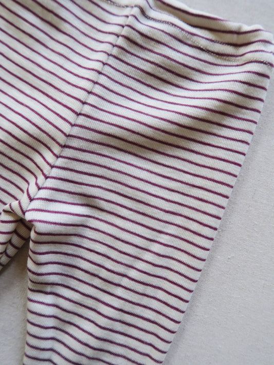 Engel - Uld/silke leggings - Natural/Orchid
