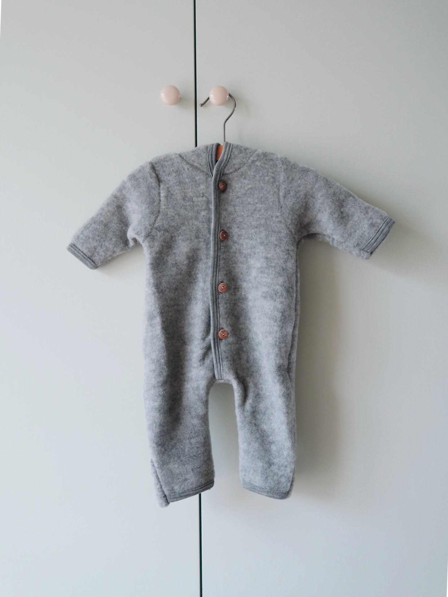 Engel - Wool/fleece Overall - Grey Melange