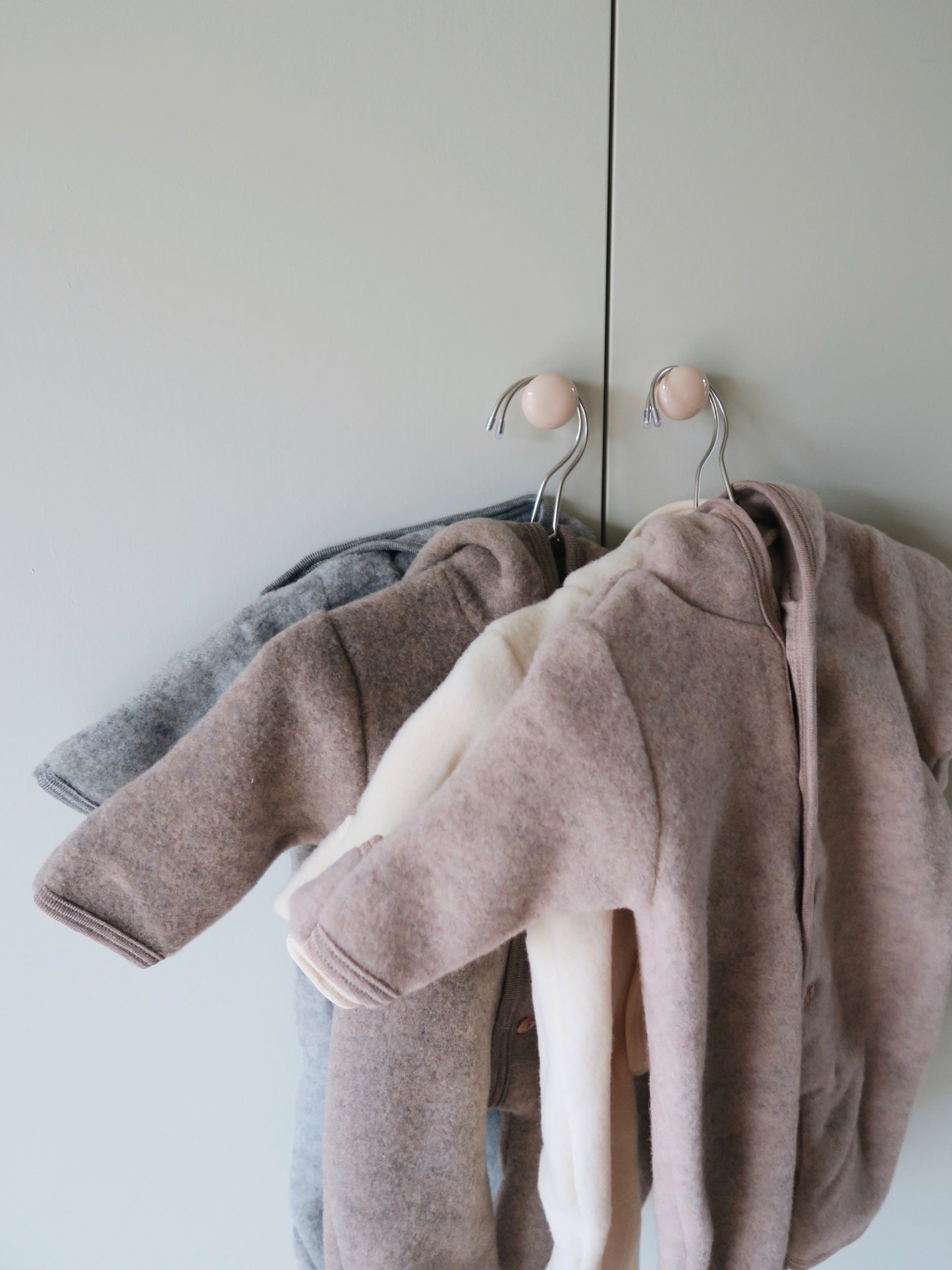 Engel - Wool/fleece Overall - Grey Melange