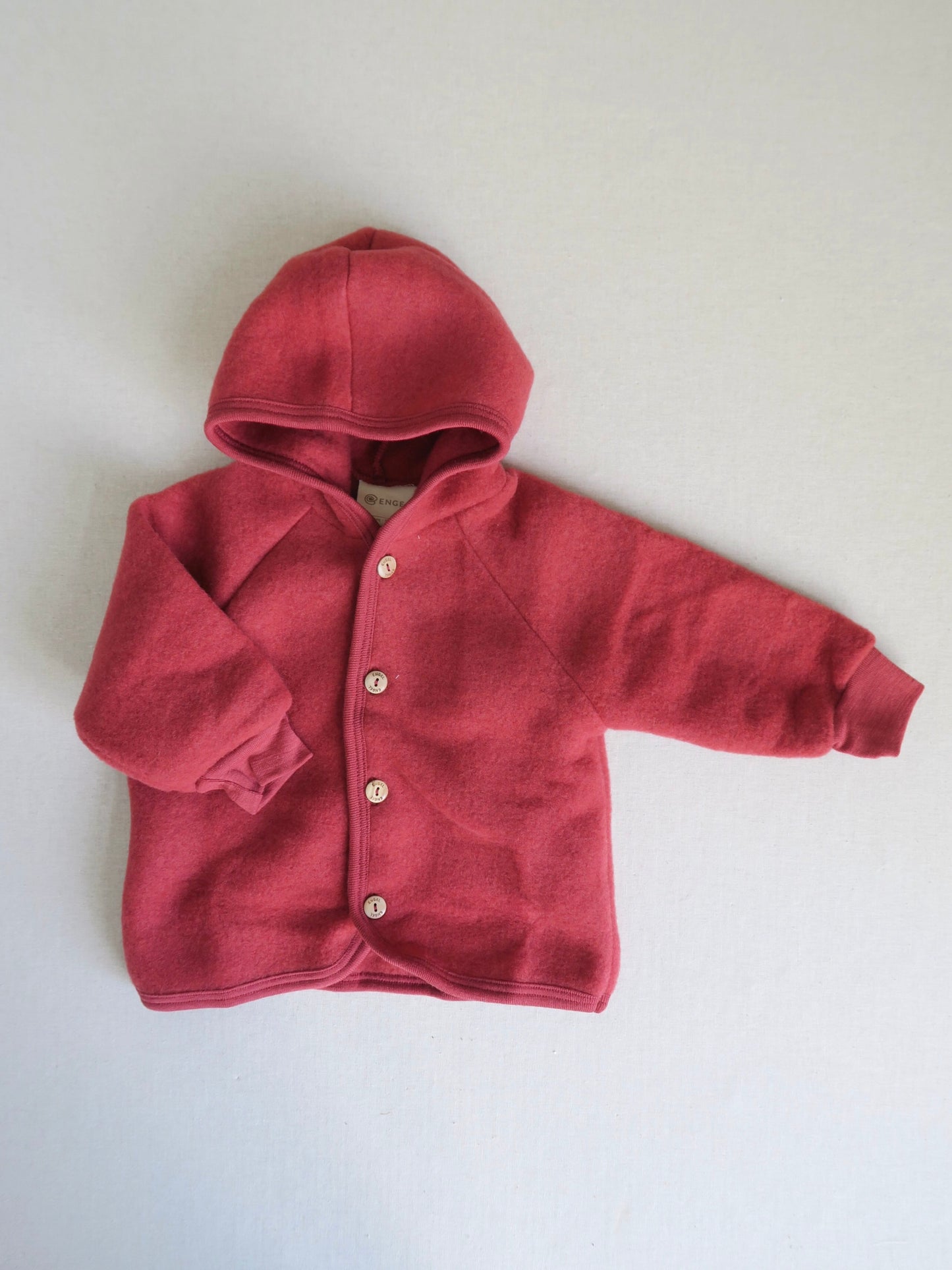 Engel - Uld fleece jakke - Jasper Mélange