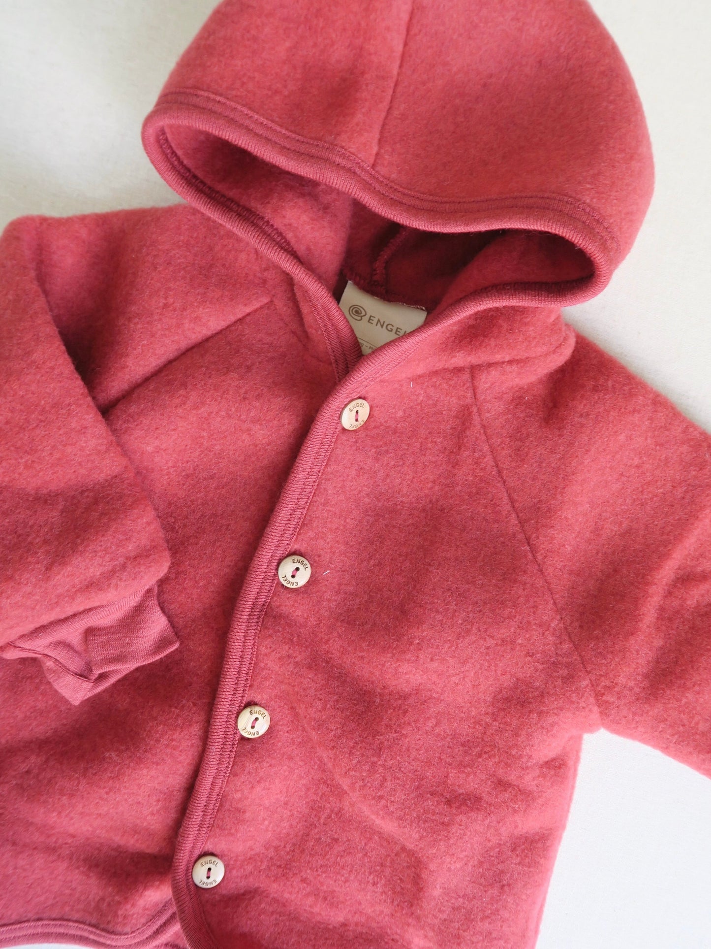 Engel - Uld fleece jakke - Jasper Mélange