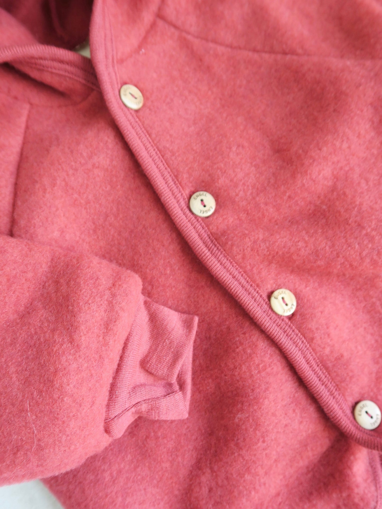 Engel - Uld fleece jakke - Jasper Mélange