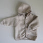 Engel - Uld fleece jakke - Sand Mélange