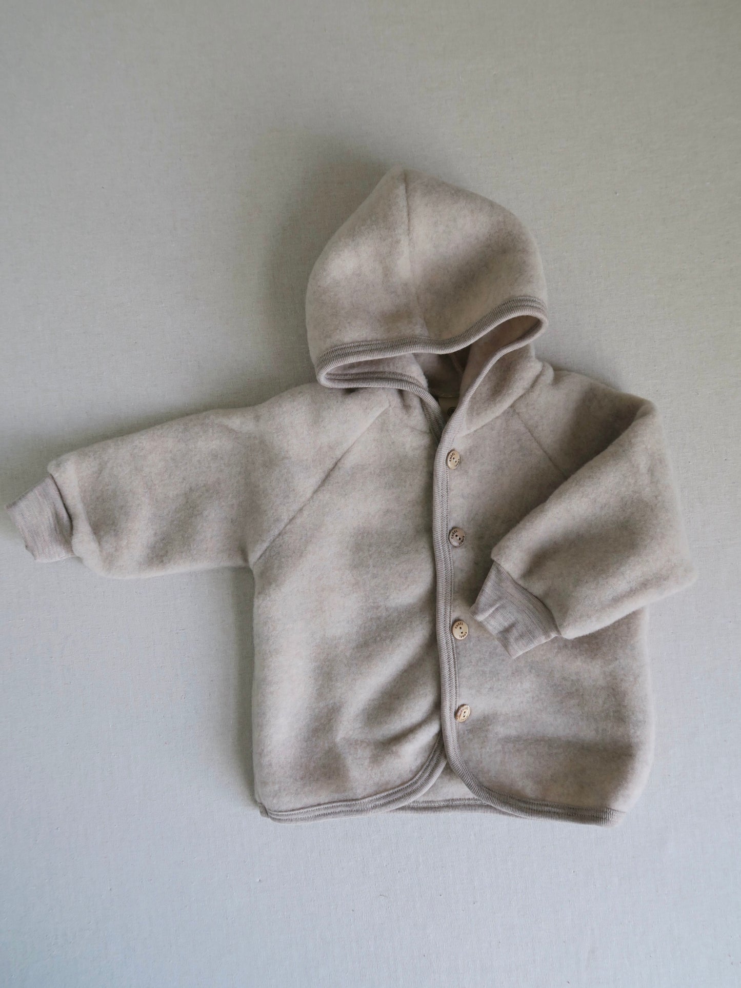Engel - Wool fleece jacket - Sand Mélange