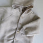 Engel - Uld fleece jakke - Sand Mélange