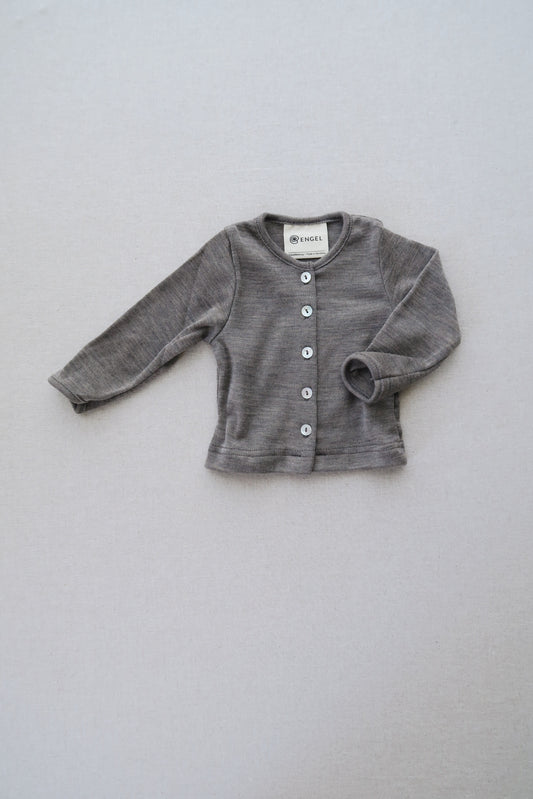 Engel - Uld/silke cardigan - Walnut