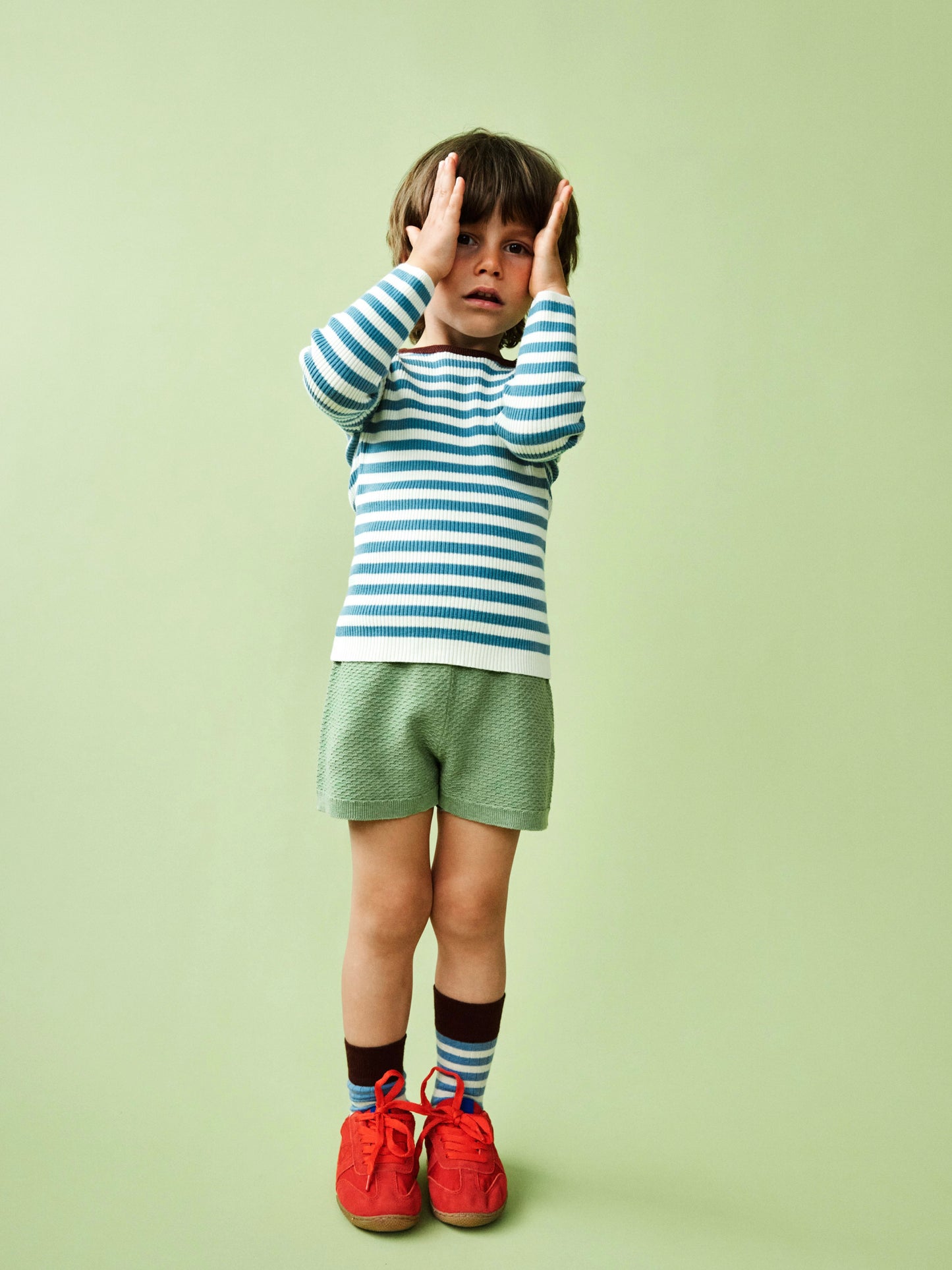 FUB - Blouse - Ecru/sea