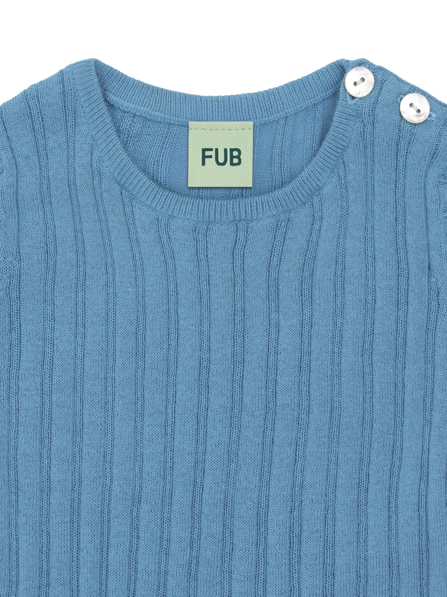 FUB - Kortærmet rib body - Sea
