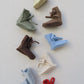 Hvid - Wool Booties - Flere farver