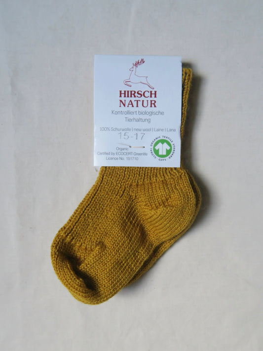Hirsch - Uldsokker - Sennep