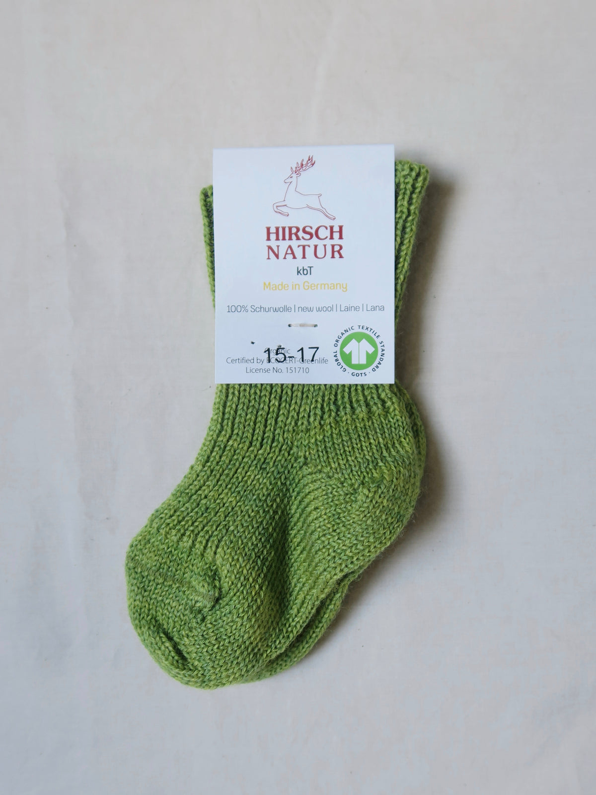 Hirsch - Wool socks - Green