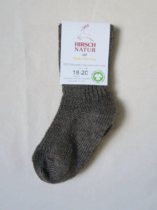 Hirsch - Uldsokker - Brun
