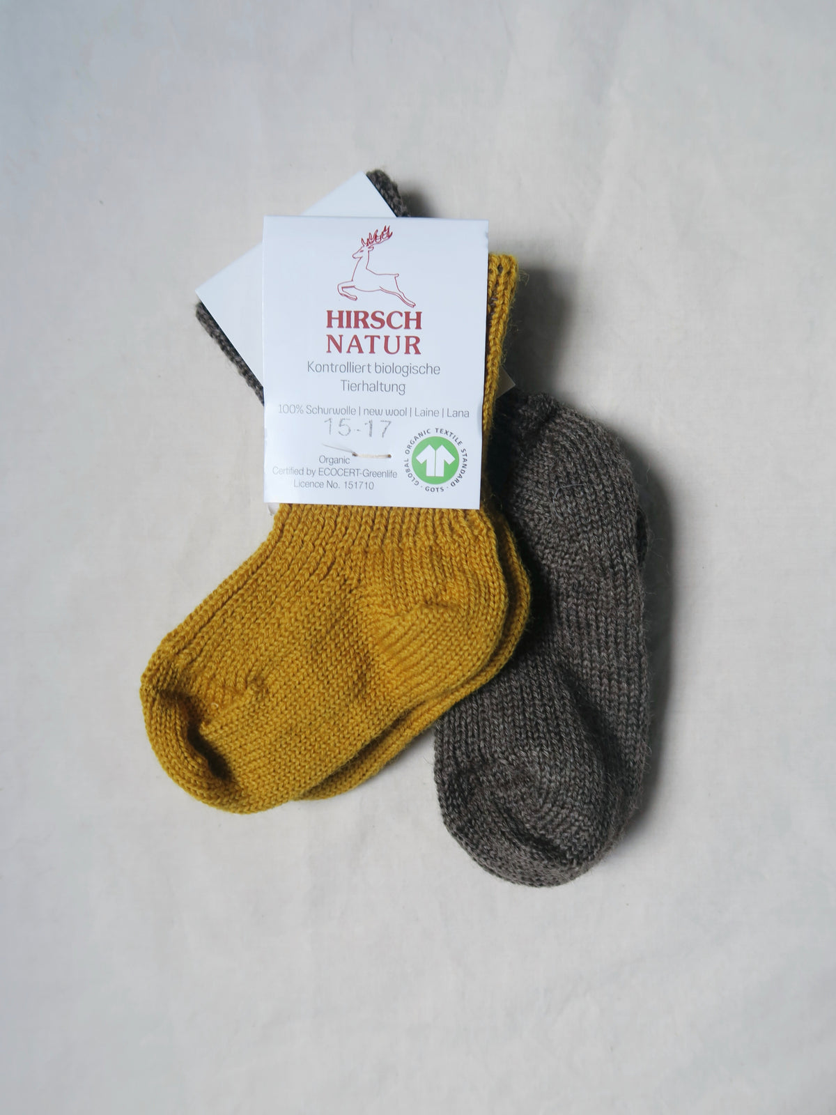 Hirsch - Wool socks - Mustard