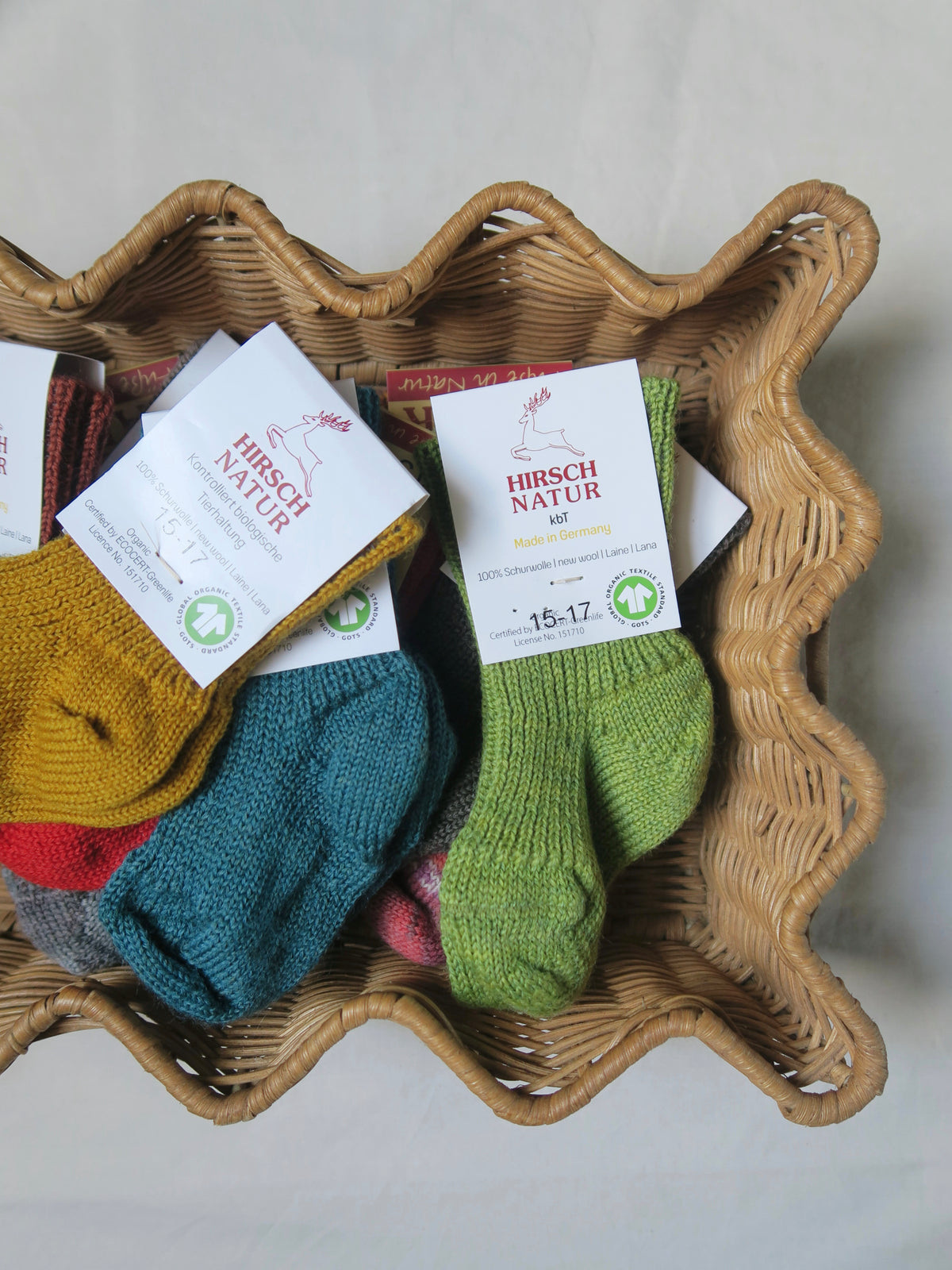 Hirsch - Wool socks - Green