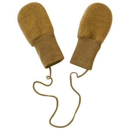 Engel - Uld fleece vanter - Saffran