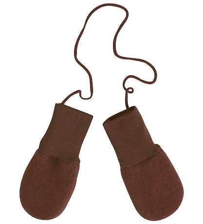 Engel - Uld fleece vanter - Zimt