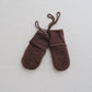 Engel - Uld fleece vanter - Cinnamon Mélange