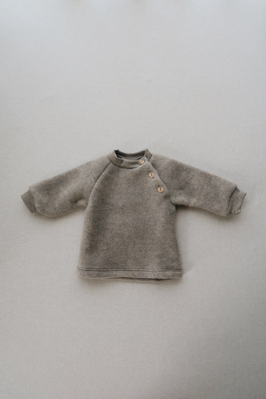 Engel - Uld fleece sweater - Walnut