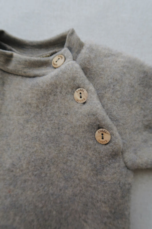 Engel - Uld fleece sweater - Walnut