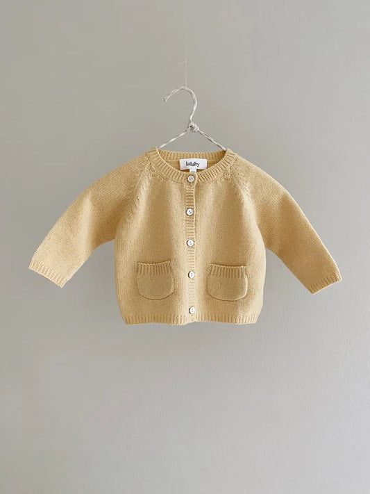 Lalaby - Bobbie Cashmere Cardigan - Honey