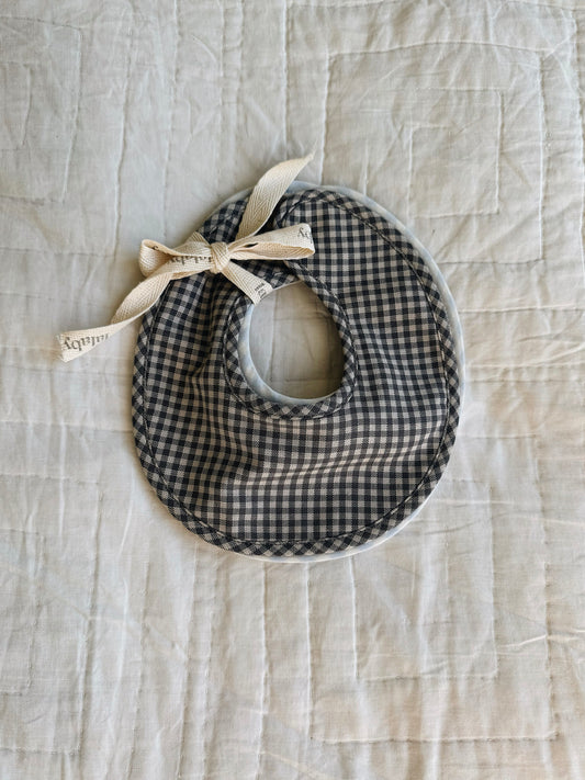 Lalaby - Bibi Bibs 2-Pack - Forest check & Beige Gingham