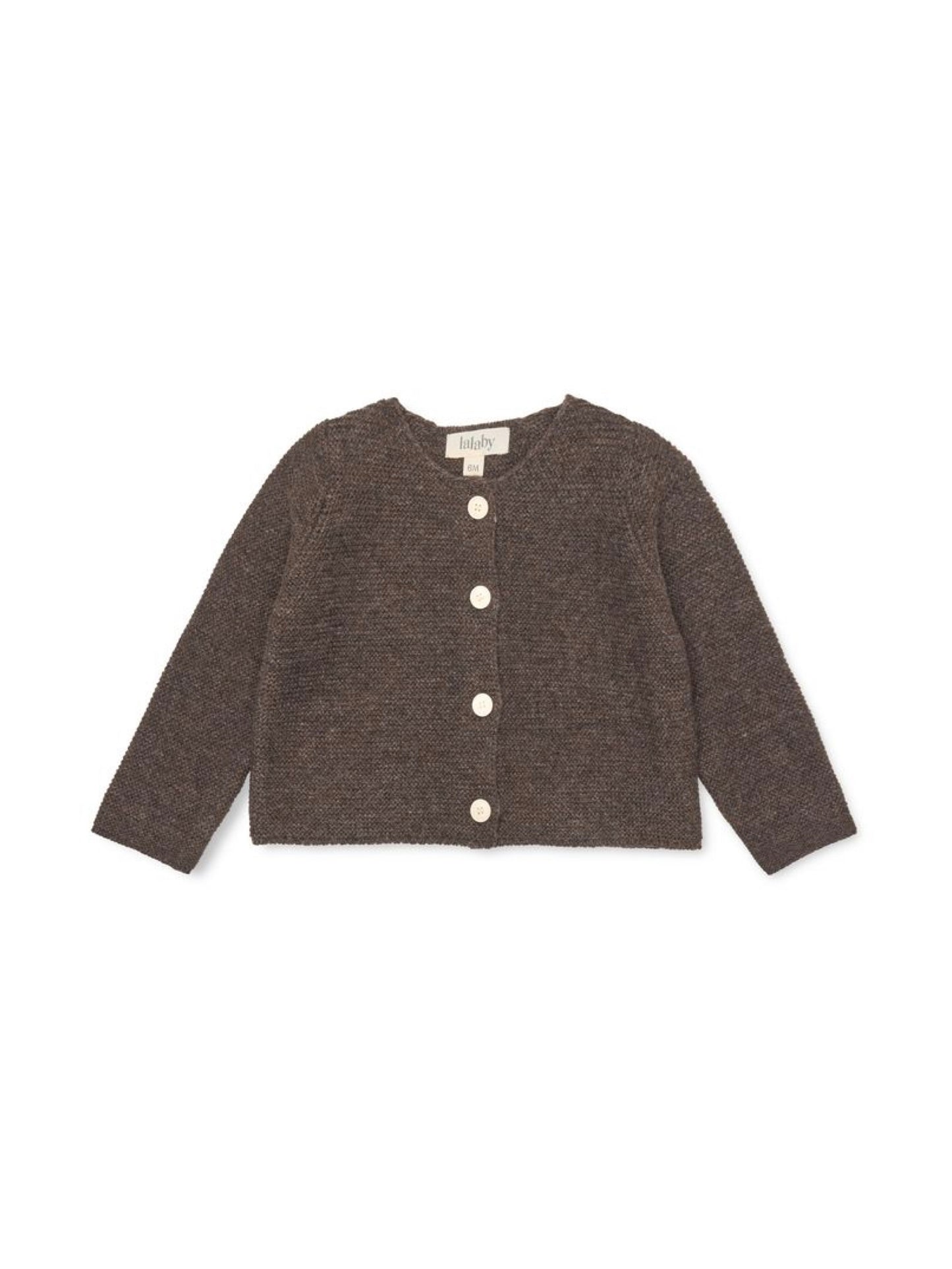Lalaby - Kuro cardigan - Chocolate