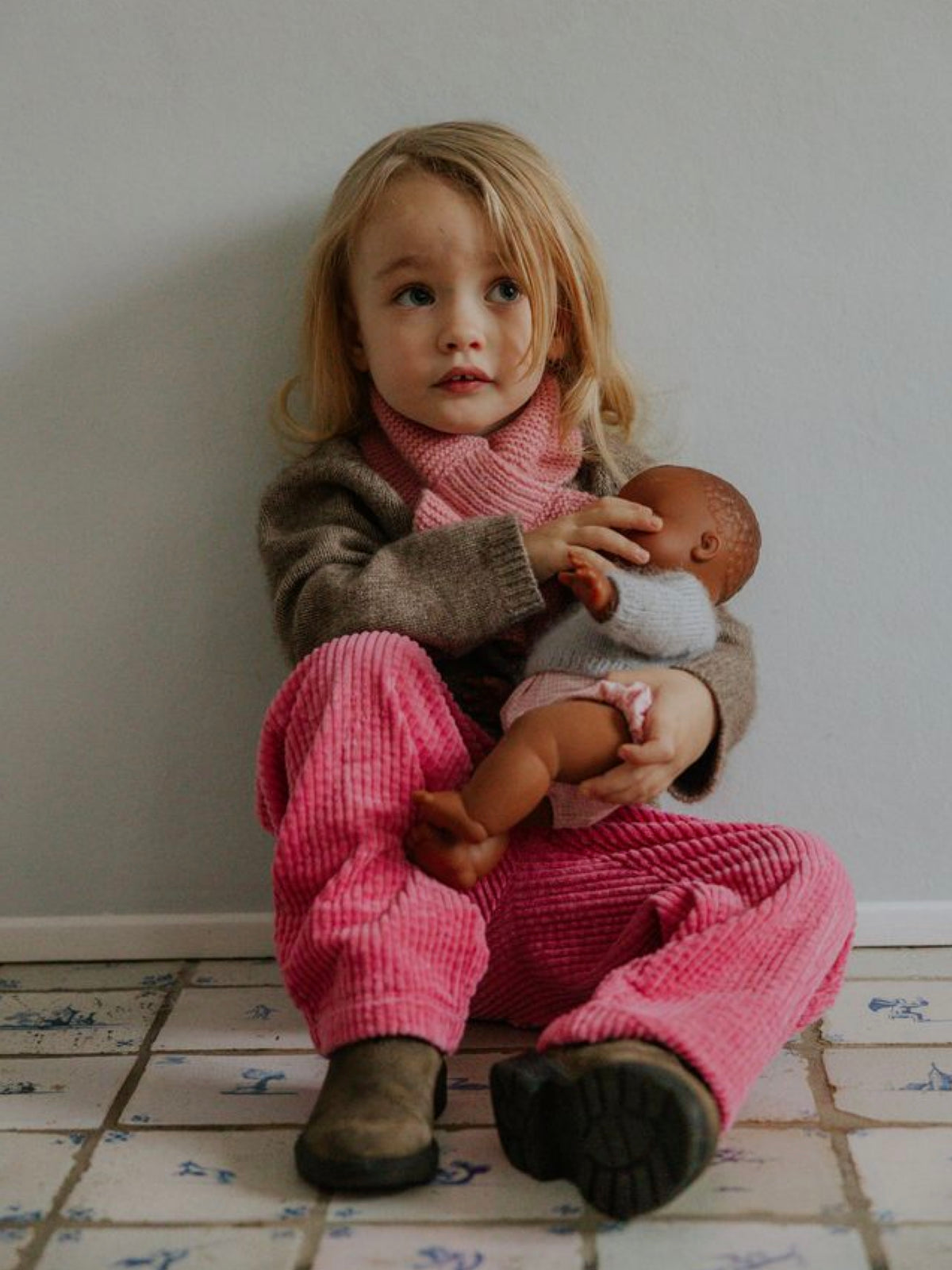 Lalaby - Charlie trousers - Flamingo