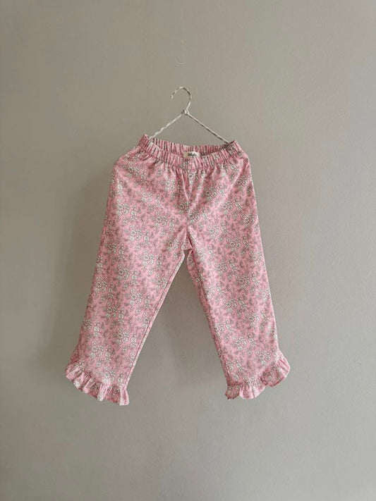 Lalaby - Lotte pants - Liberty Pink Flower Cord