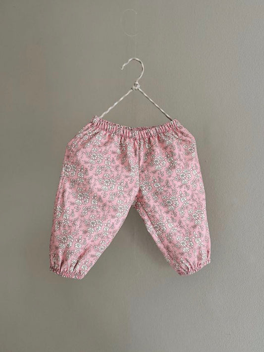 Lalaby - Pixi pants - Liberty Pink Flower Cord