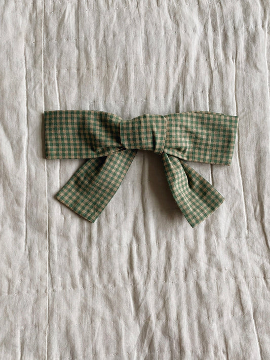 Lalaby - Big hairbow - Green check