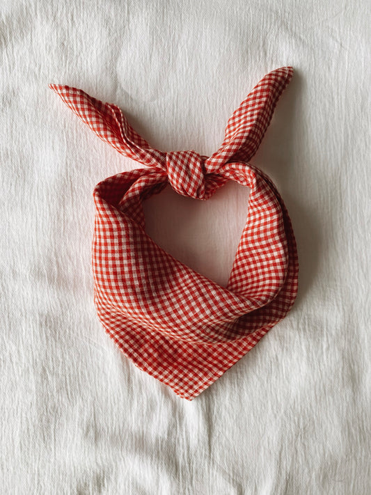 Lalaby - Vera Scarf - Cherry check