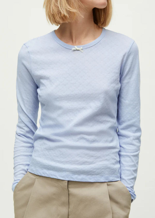 Aiayu - Messhu long sleeve - Light blue