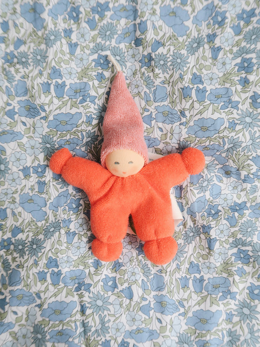 Nanchen - Dukke - Orange/lyserød