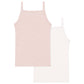 Petit Bateau - 2-pak undertrøje - Rosa/hvid