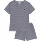 Petit Bateau - Shorts sæt - Navy/hvid striber