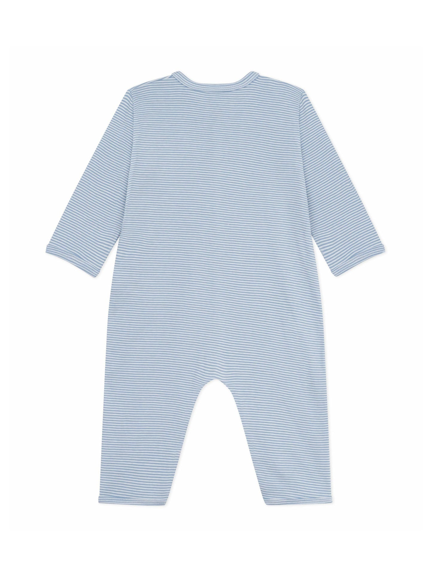Petit Bateau - Natdragt - Blå/hvid striber