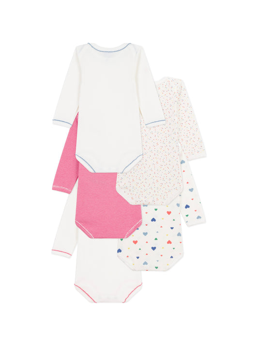 Petit Bateau - 5-pak body - Multi