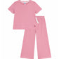 Petit Bateau - Sæt - Pink/hvid striber