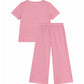 Petit Bateau - Sæt - Pink/hvid striber