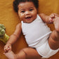 Petit Bateau - 2-pak body med tynde stropper - Hvid