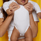 Petit Bateau - 2-pak wrap body - Hvid
