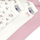 Petit Bateau - 3-pak body - Hvid/lyserød/blomstret